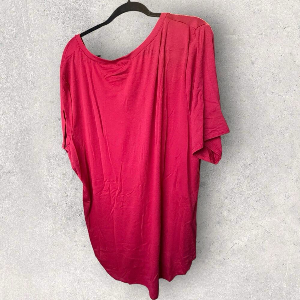 LuLaRoe Iris Size 2XL Solid Red NWT HTF unicorn - Picture 3 of 5